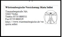 Württembergische Versicherung: Marta Seifert Vlotho